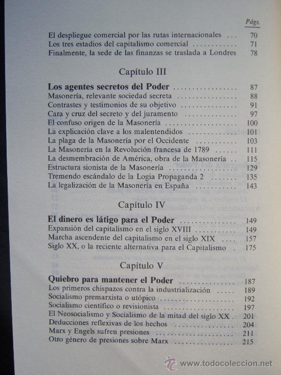 Libros de segunda mano: La red del poder, de J. A. Cervera. Los agentes secretos del poder: Bilderberg, Pugwash, Trilateral. - Foto 4