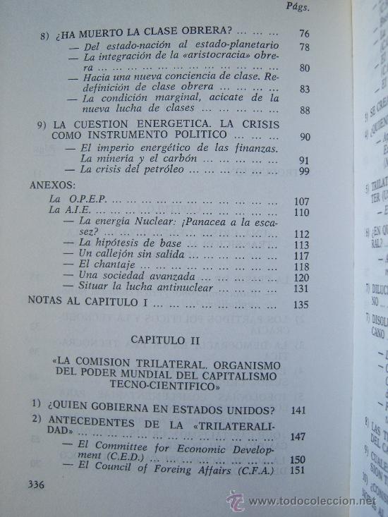 Libros de segunda mano: LA TRILATERAL. LOS CENTROS DE PODER, por Mikel Orrantia - Foto 3