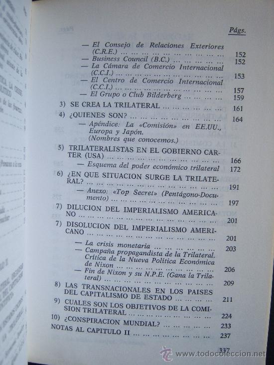 Libros de segunda mano: LA TRILATERAL. LOS CENTROS DE PODER, por Mikel Orrantia - Foto 4