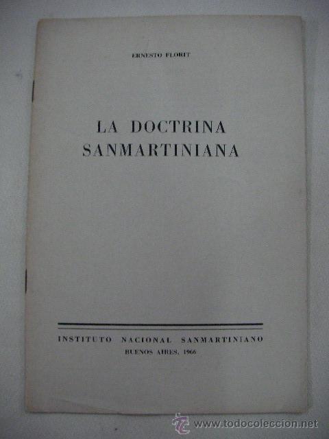 Libri di seconda mano: LA DOCTRINA SANMARTINIANA DE ERNESTO FLORIT