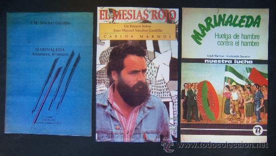 Libri di seconda mano: 3 libros Marinaleda, S&aacute;nchez Gordillo, Mes&iacute;as Rojo, Andaluc&iacute;a, izquierda ...