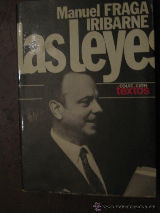 Libros de segunda mano: Las leyes - Manuel Fraga - Foto 1