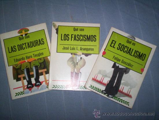 Libri di seconda mano: transicion 1976 - 3 tomos - socialismo, fascismos, dictaduras.