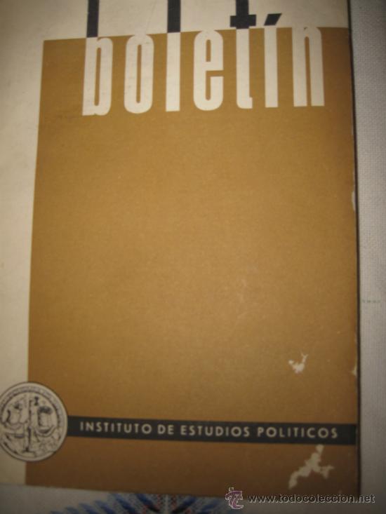 Libros de segunda mano: BOLETIN DE ESTUDIOS POLITICOS - CHINA Y LA REVOLUCION - A&Ntilde;O 1967