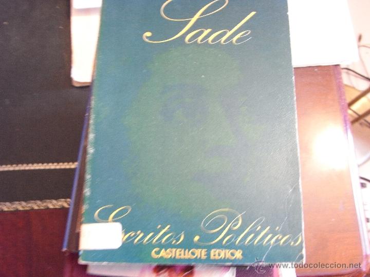 Libros de segunda mano: Escritos pol&iacute;ticos, Sade. - Foto 1