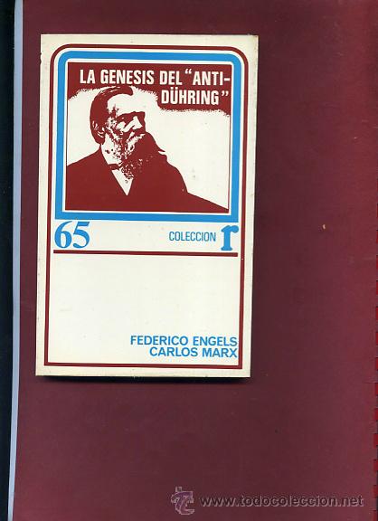 Libros de segunda mano: ENGELS- MARX,, LA GENESIS DEL ANTIDURING eds Roca n&ordm; 65