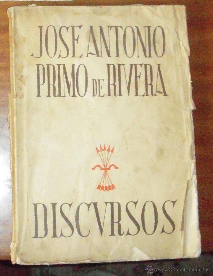 Libros de segunda mano: Discursos. Jose Antonio Primo de Rivera - Foto 1