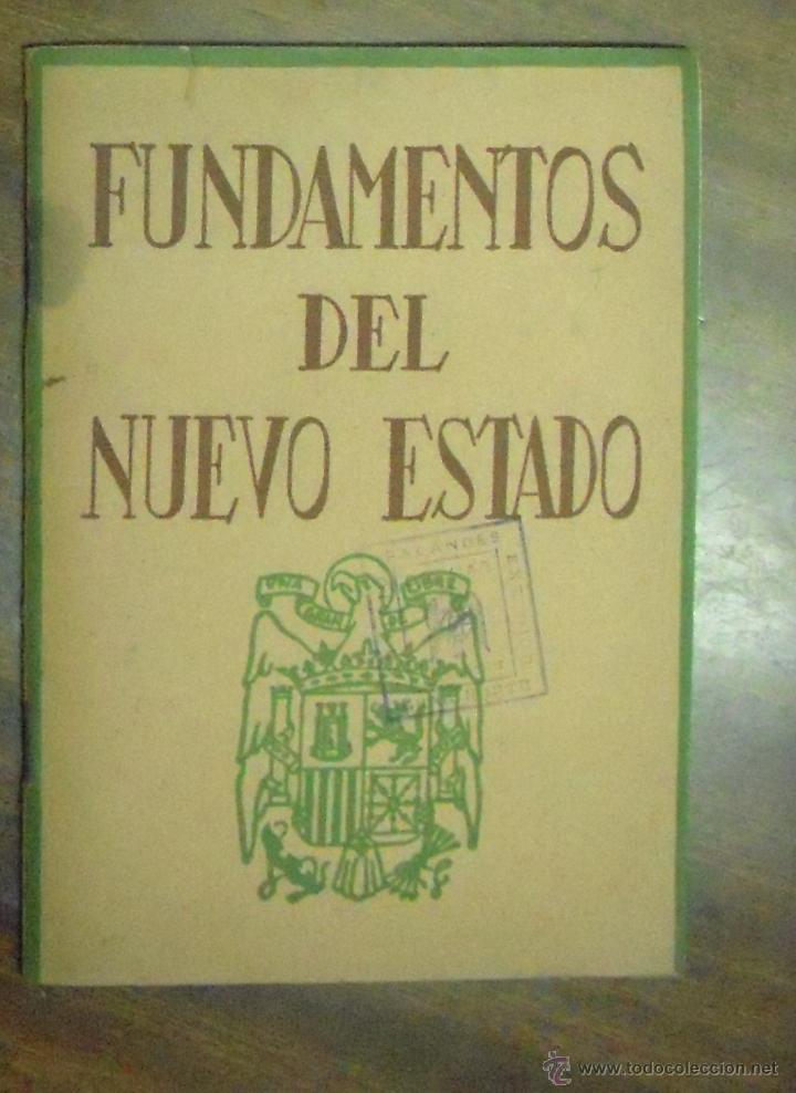 Libros de segunda mano: Fundamentos del Nuevo Estado - Foto 1