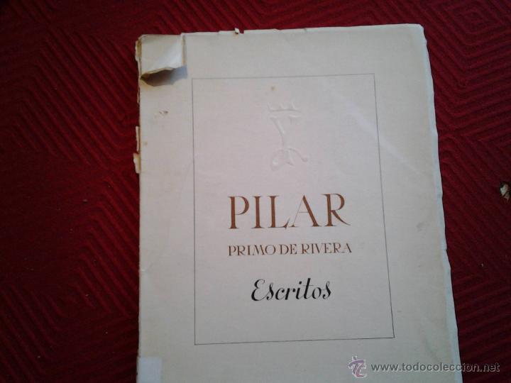 Libros de segunda mano: PILAR PRIMO DE RIVERA ESCRITOS - Foto 1