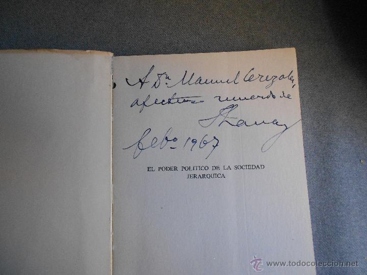 Libros de segunda mano: EL PODER POLITICO DE LA SOCIEDAD JERARQUICA - Foto 2