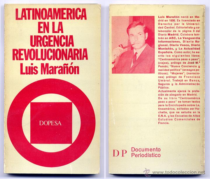 Libros de segunda mano: MARA&Ntilde;&Oacute;N, Luis.  Latinoam&eacute;rica en la urgencia revolucionaria.  1972.