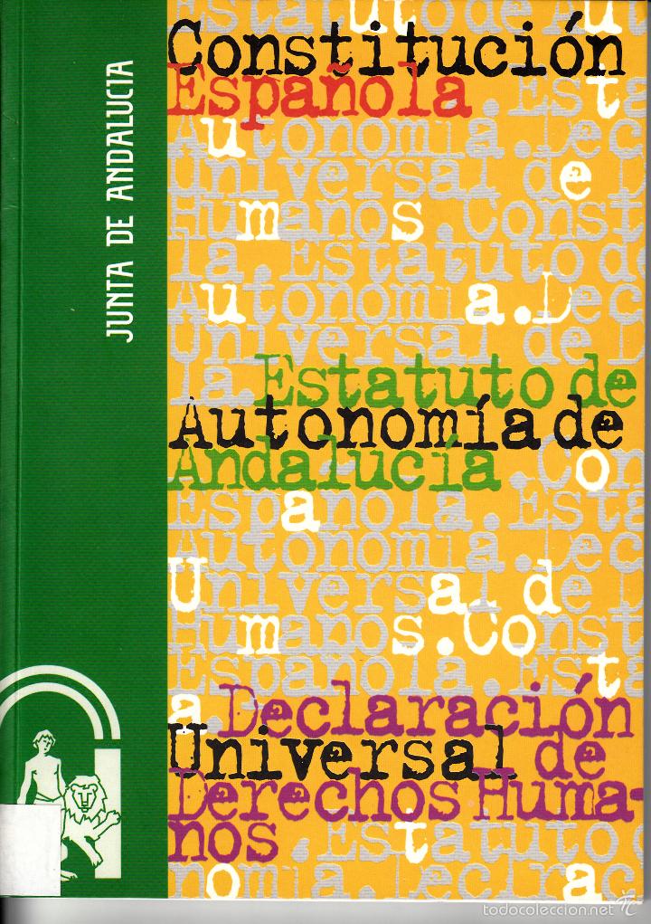 Constitucion española. estatuto de autonomía de - Vendido ...