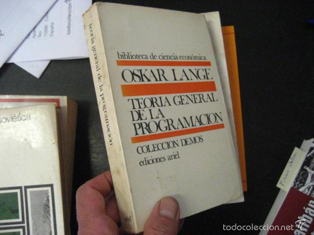 Libros de segunda mano: TEOR&Iacute;A GENERAL DE LA PROGRAMACI&Oacute;N. LANGE - Foto 1