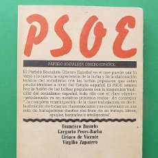Libros de segunda mano: PSOE: PARTIDO SOCIALISTA OBRERO ESPAÑOL - VV. AA. - AVANCE - 1976