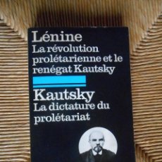 Libros de segunda mano: LÉNINE -LA REVOLUTION PROLÉTARIENNE ET LE RENÉGAT KAUTSKY -LA DICTADURE DU PROLETARIAT -K