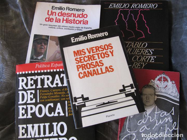 Libros de segunda mano: LOTE 6 LIBROS DE EMILIO ROMERO