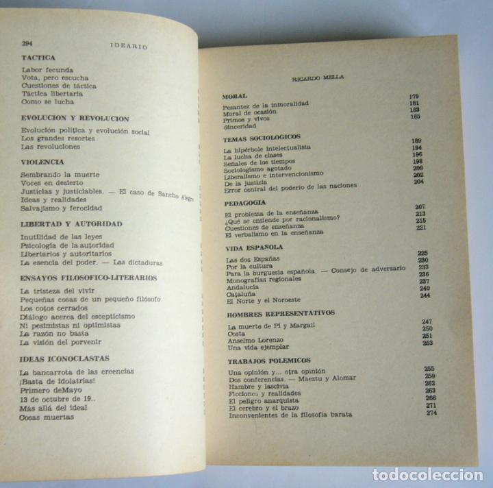 Libros de segunda mano: IDEARIO - RICARDO MELLA - Foto 4