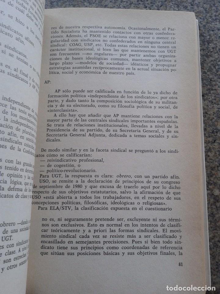 Libros de segunda mano: EL PODER SINDICAL EN ESPA&Ntilde;A -- J. A. SAGARDOY & DAVIS LEON BLANCO -- PLANETA - 1982 -- - Foto 2