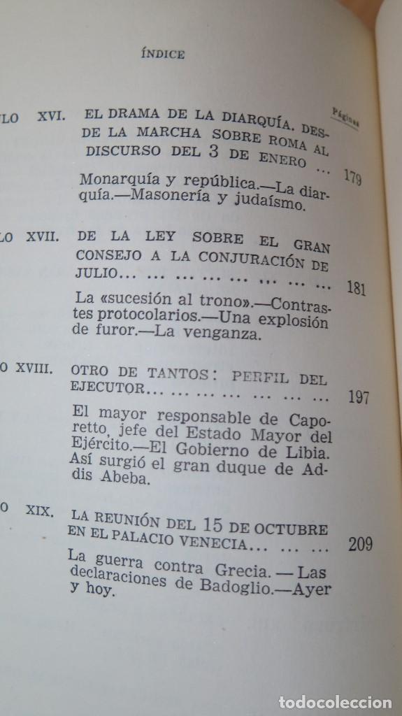 Libros de segunda mano: HISTORIA DE UN A&Ntilde;O. MUSSOLINI - Foto 5