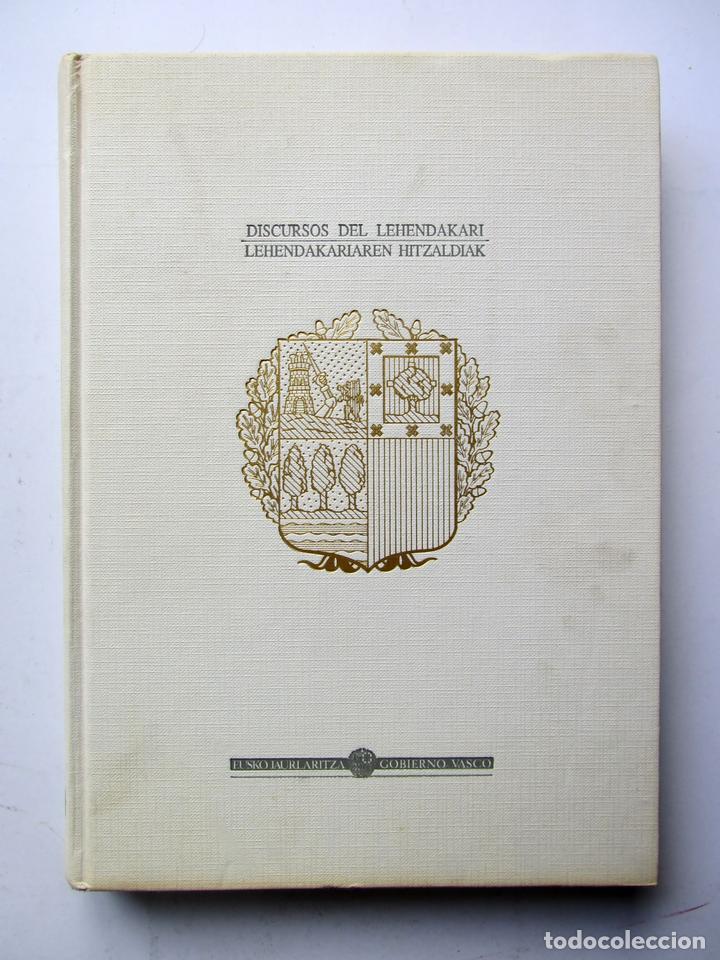 Libri di seconda mano: Discursos del Lehendakari. Gobierno Vasco