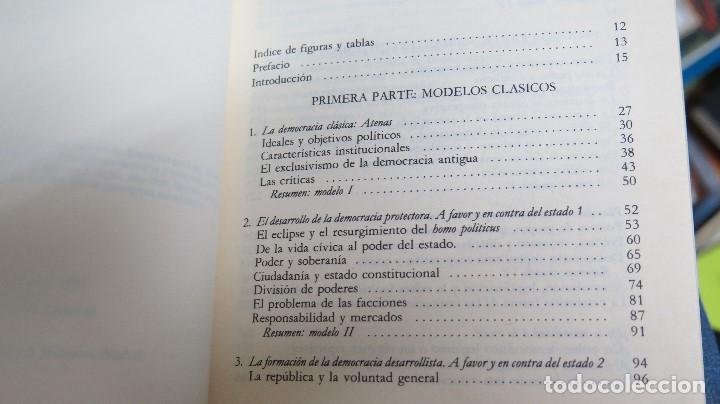 Libros de segunda mano: MODELOS DE DEMOCRACIA. DAVID HELD - Foto 2
