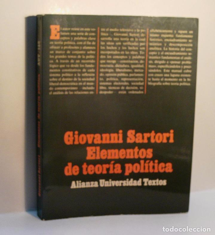Gebrauchte B&uuml;cher: ELEMENTOS DE TEORIA POLITICA. SRATORI Giovanni. 1992