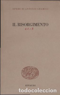 Libros de segunda mano: IL RISORGIMENTO - Gramsci, Antonio 1974 - Foto 1