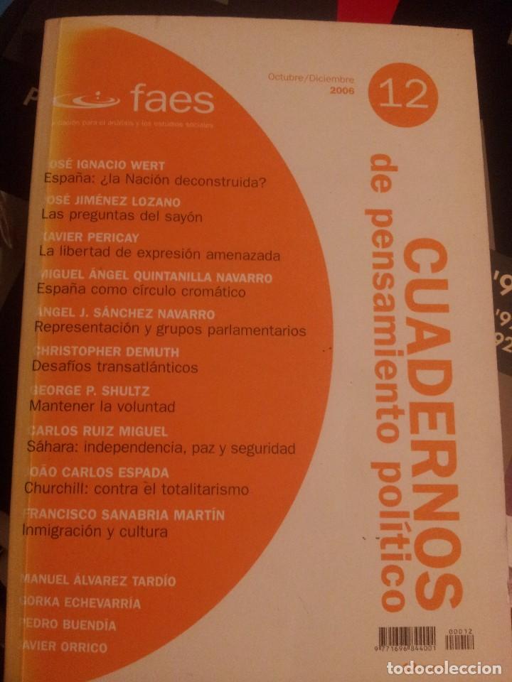 Libros de segunda mano: FAES CUADERNOS N&ordm; 12 Y 41 - Foto 2
