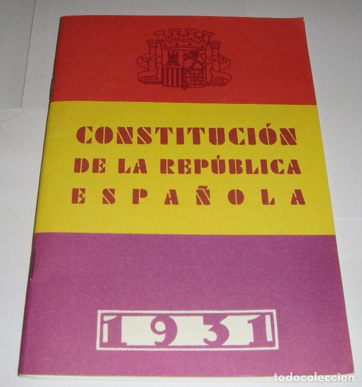 Libros de segunda mano: CONSTITUCI&Oacute;N DE LA REP&Uacute;BLICA ESPA&Ntilde;OLA - Foto 1