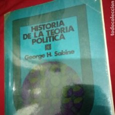 Libros de segunda mano: HISTORIA DE LA TEORIA POLITICA - GEORGE H. SABINE