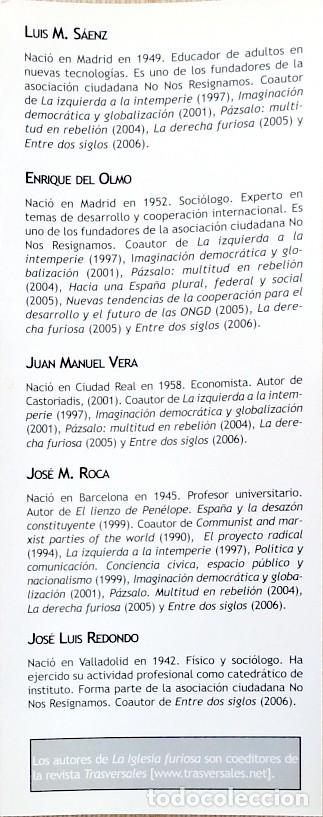 Libros de segunda mano: La Iglesia furiosa - Sepha - Foto 3