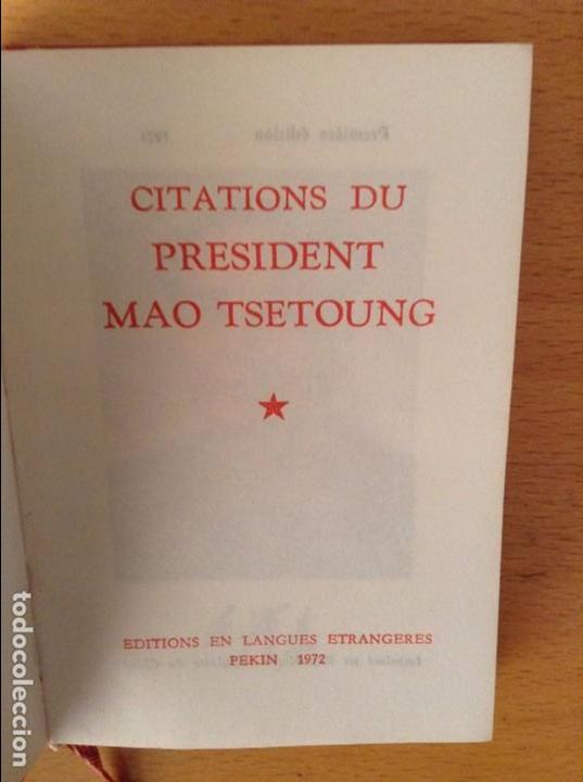 11+ Citations Du President Mao Tse Toung 1972