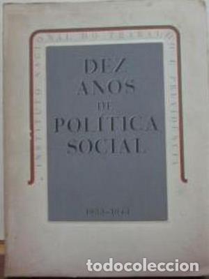 Libros de segunda mano: Dez anos de politica social 1933-1943