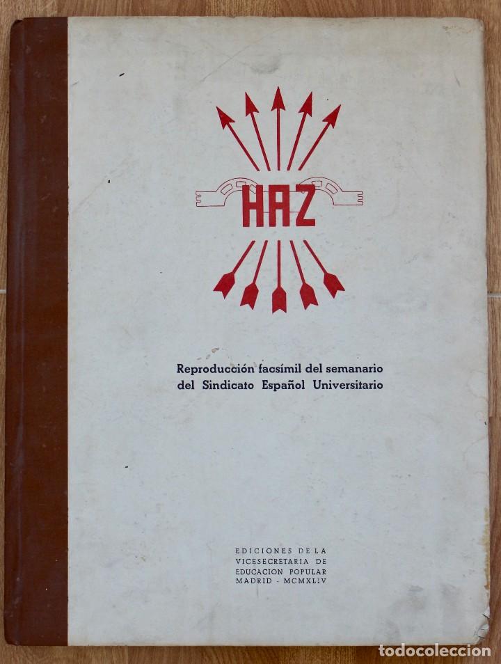 Libri di seconda mano: FASCIMIL DE HAZ, DEL SINDICATO ESPA&Ntilde;OL UNIVERSITARIO (SEU), 1944