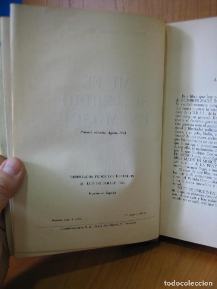 Libros de segunda mano: Mi fe se perdi&oacute; en Mosc&uacute; 1964 - Foto 3