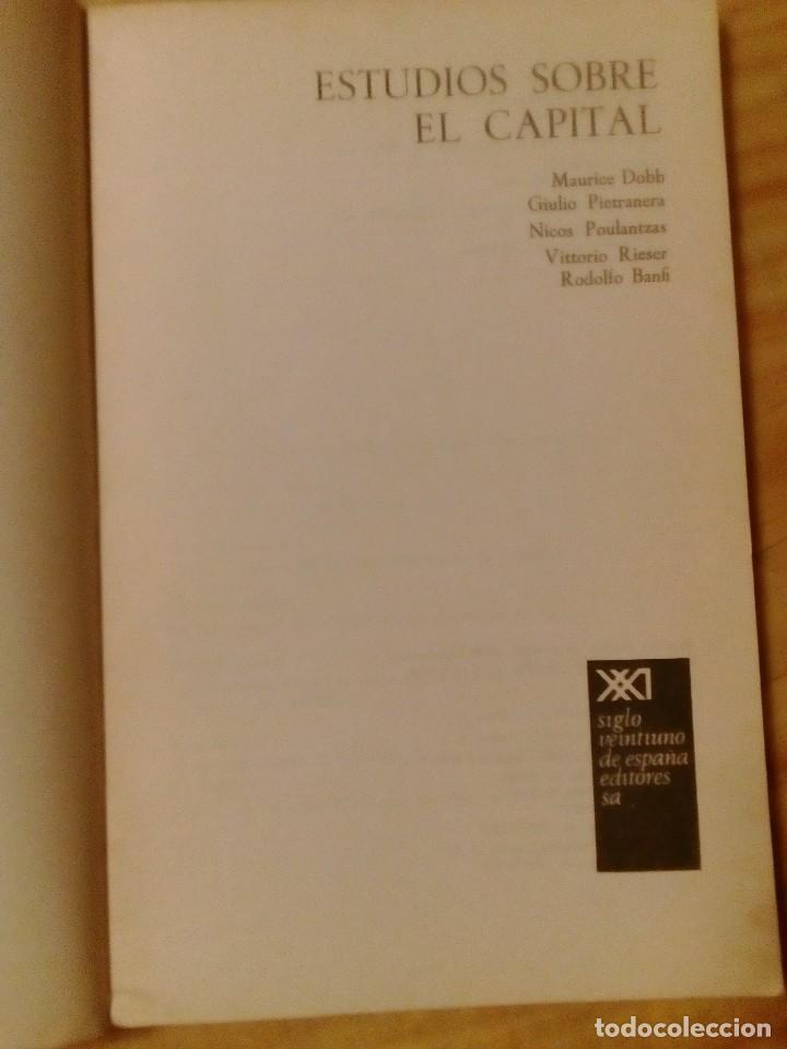 Libros de segunda mano: ESTUDIOS SOBRE EL CAPITAL, VVAA - Foto 2