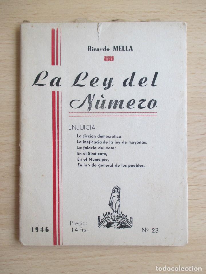 Libros de segunda mano: La ley del n&uacute;mero, de Ricardo Mella - Foto 1