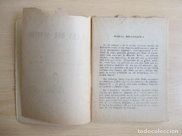 Libros de segunda mano: La ley del n&uacute;mero, de Ricardo Mella - Foto 4