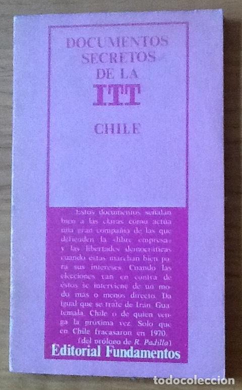Libros de segunda mano: Chile. Documentos secretos de la ITT - Foto 1