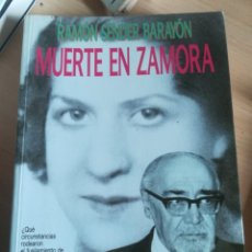 Libros de segunda mano: MUERTE EN ZAMORA RAMON SENDER BARAYON,PLAZA Y JANES.. Lote 141316118