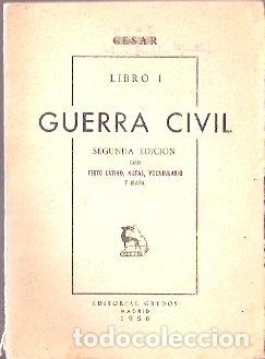 Libros de segunda mano: Guerrra civil. Libro I - C&eacute;sar - Foto 1