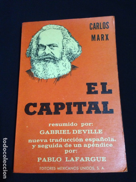 Livres d'occasion: El Capital-Carlos Marx,editores Mexicanos Unidos,S.A.