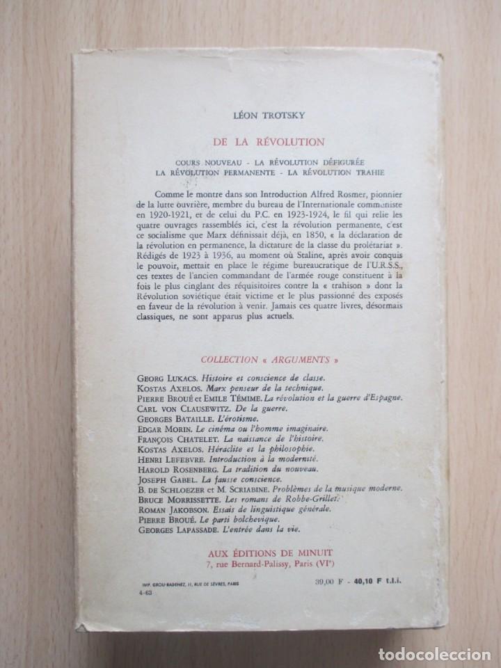 Libros de segunda mano: De la R&eacute;volution, de L&eacute;on Trotsky - Foto 15