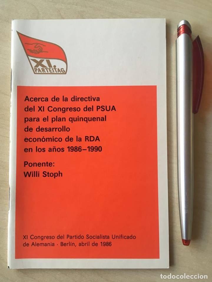 Libri di seconda mano: Stoph, Willi. Acerca de la directiva del XI Congreso del PSUA Comunismo RDA Folleto