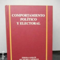 Libros de segunda mano: COMPORTAMIENTO POLITICO Y ELECTORAL. EDICION A CARGO DE PILAR DEL CASTILLO. COMO NUEVO. Lote 159037142