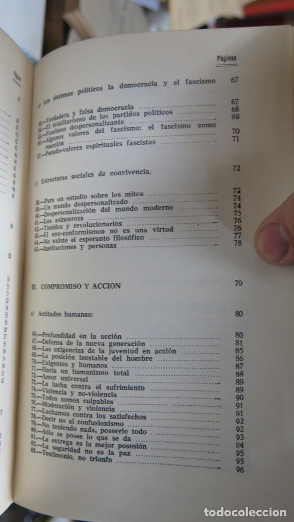 Libros de segunda mano: EL COMPROMISO DE LA ACCI&Oacute;N. MOUNIER - Foto 4