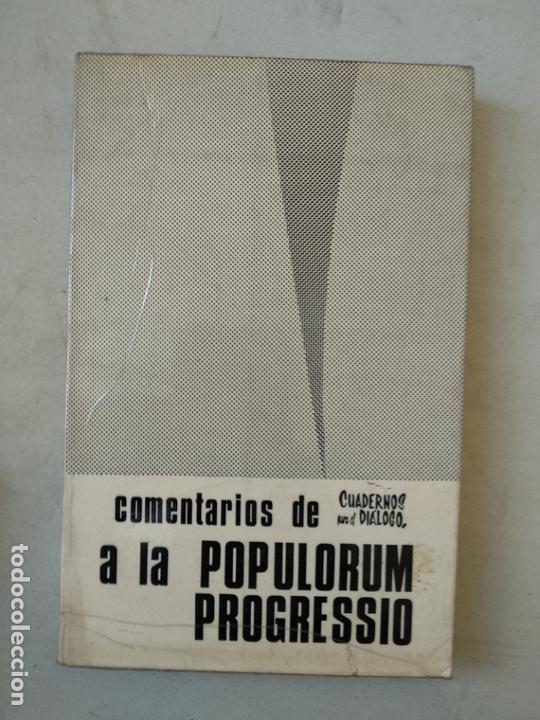 Libros de segunda mano: COMENTARIOS A LA POPULORUM PROGRESIO - VARIOS - Foto 1