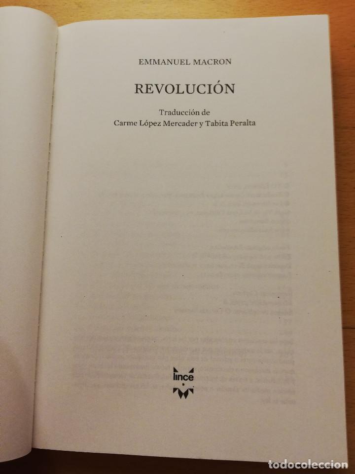 Libros de segunda mano: REVOLUCI&Oacute;N (EMMANUEL MACRON) - Foto 2