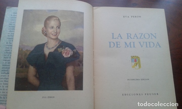 Libros de segunda mano: LA RAZ&Oacute;N DE MI VIDA. EVA PER&Oacute;N - Foto 6