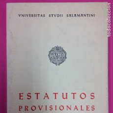 Libros de segunda mano: ESTATUTOS PROVISIONALES 1970 - VNIVERSITAS STVDII SALAMANTINI
